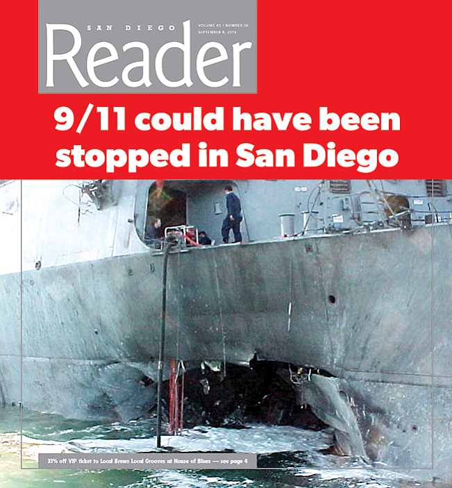 USS Cole after the October 12, 2000, bombing