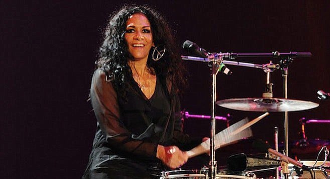 Sheila E. met Prince when she was 21, became romantically involved, and toured together on his Purple Rain tour.