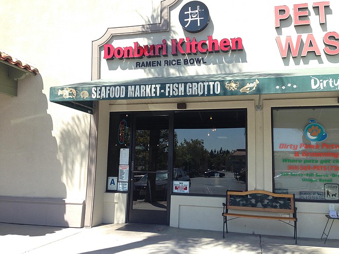 Donburi Kitchen, now open at the former site of George's Fish Bucket.