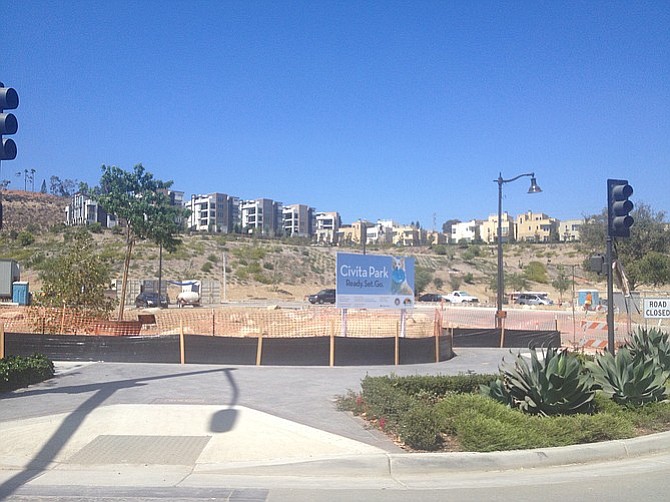 Civitas in Mission Valley is a similar massive, multi-phase construction project being created from a former mining operation.
