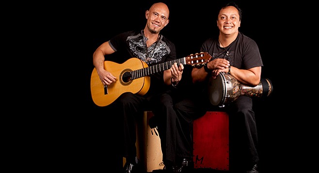 Jimmy and Enrique rock Latin style — “Stones and Floyd with a flamenco twist.”