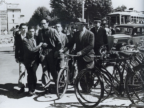 Still from The Bicycle Thief