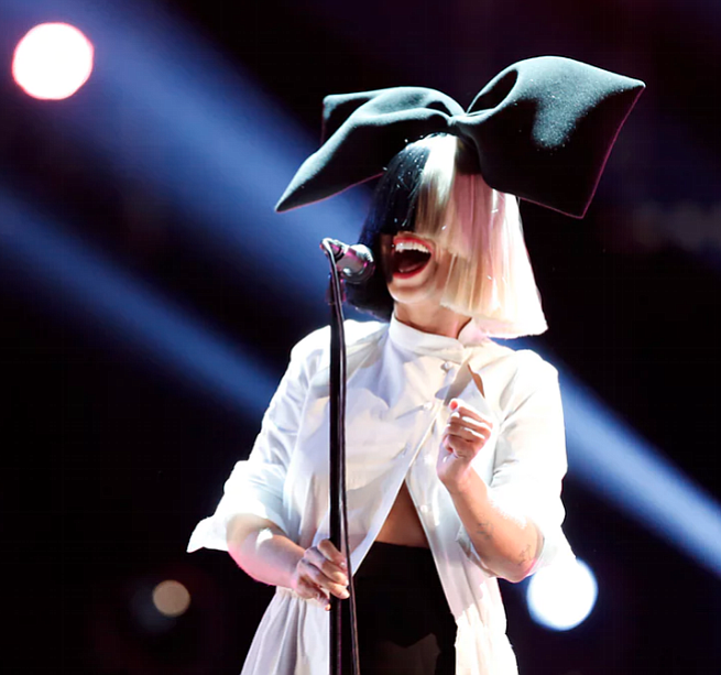 Aussie artist Sia graces the stage at Viejas Arena at SDSU Wednesday night!