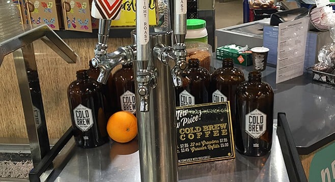 Modern Times Cold Brew on tap