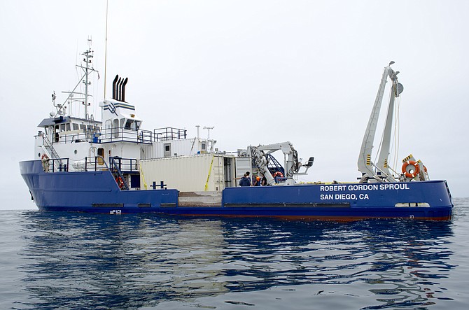 Scripps Canyon research vessel accomplishes mission.