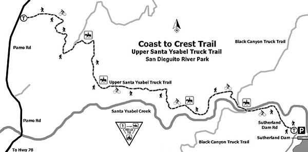 Coast to Crest Trail Map