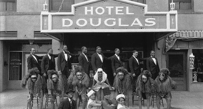 Douglas Hotel-Creole Palace, the stop for Bessie Smith, Billie Holiday, the Mills Brothers, Duke Ellington. - Image by San Diego Historical Society