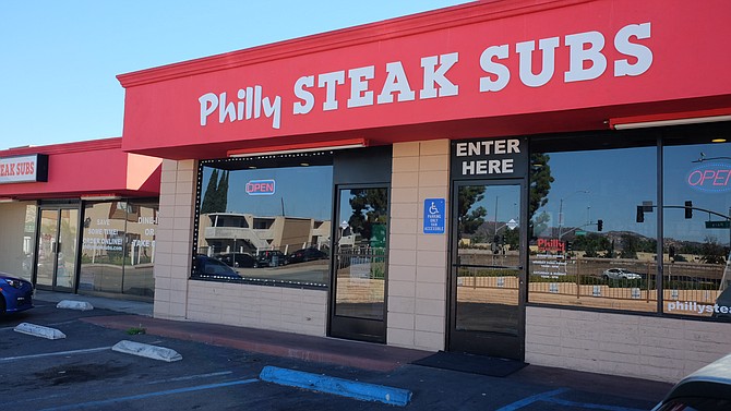 Philly Steak Subs is working to expand its dining room into the unused other half of the building.