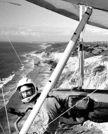 Hang gliding over Torrey Pines