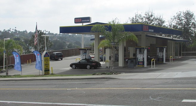 The site at 933 Birmingham Drive was originally built as a Gulf station when I-5 opened  in the 1960s.