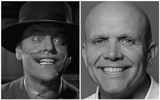 In Batman, Jack Nicholson plays The Joker, a bad man who presides over the collapse of Gotham City wearing a ghoulish grin.

Recently fired Padres president Mike Dee presided over the collapse of San Diego’s baseball team wearing a cheerful smile.