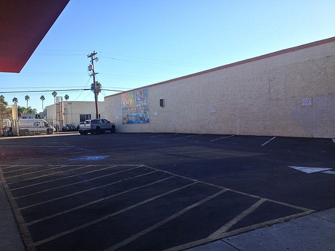 Between 5 a.m. and 2 a.m., South Beach patrons can use 23 of these parking spaces on the side of the Antique Center.