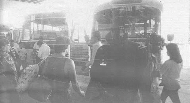 The crowds destined for Tijuana and Guadalajara are the largest in the bus terminal. - Image by Robert Burroughs