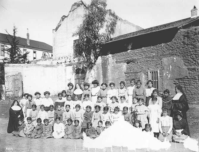Indians at Mission San Diego de Alcalá c. 1900