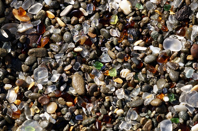 Glass Beach close-up
