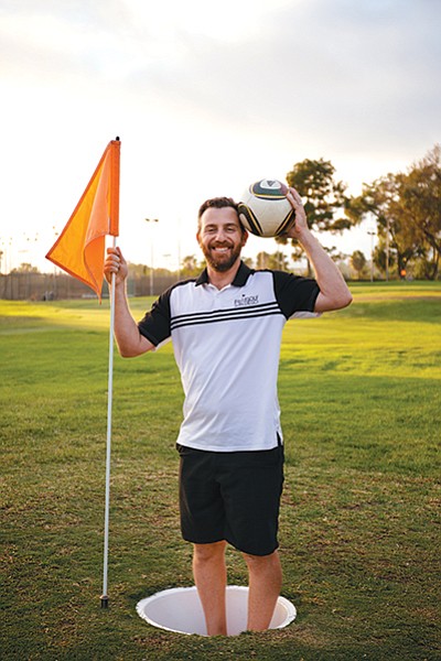 Ariel Fajerman first learned about footgolf in Argentina