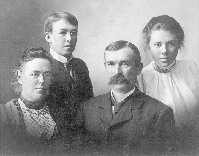 Dr. Charlotte Baker and family. It was advertised that over half the people in this city were consumptive.