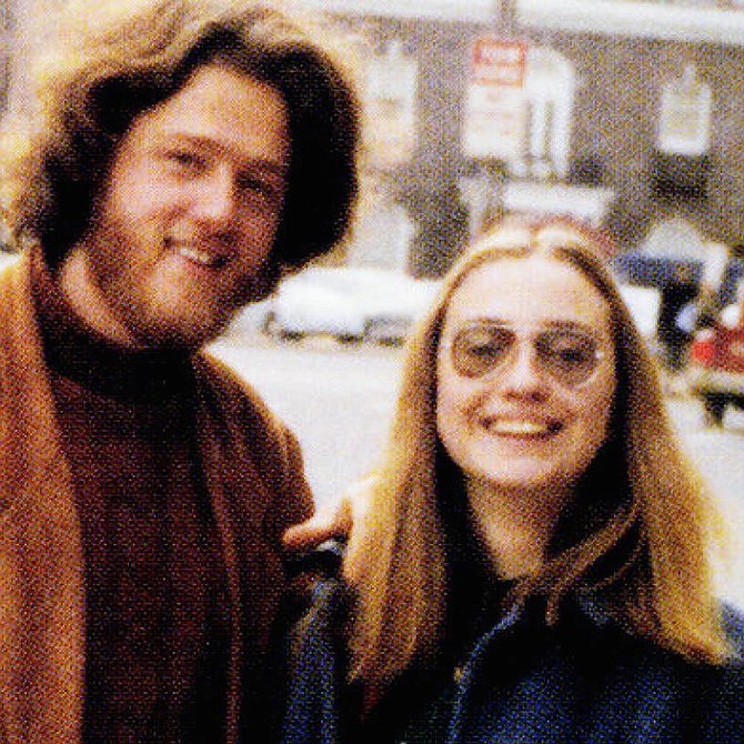 Bill and Hillary at Yale Law School in 1973