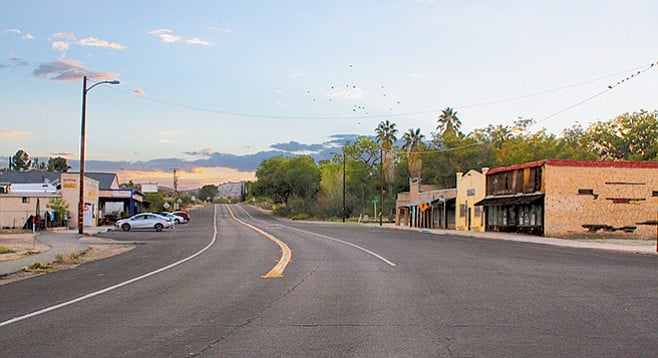Old Highway 80 in Jacumba is located less than a mile away from the U.S./Mexico border.