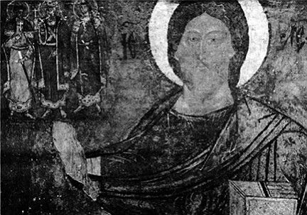 The Enthroned Christ: Some Russian Orthodox believers used a fingernail to carefully scrape off a flake of paint from the hand, took it home, and brewed it into a cup of tea.