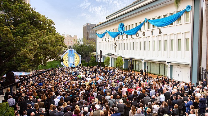 San Diego’s new Church of Scientology opened Saturday, November 19 in the city’s downtown. Some 3,500 Scientologists and guests were on hand to witness the historic occasion.