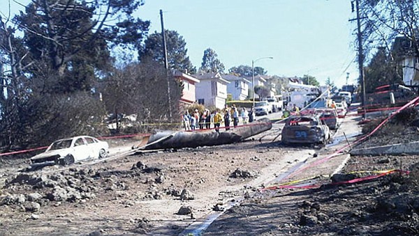 Aftermath of the San Bruno pipeline explosion, 2010