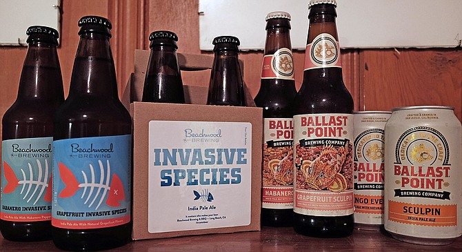 Beachwood BBQ & Brewery released Invasive Species in response to Ballast Point moving onto its turf.