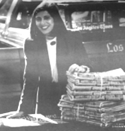 L.A. Times San Diego edition general manager Phyllis Pfeiffer in happier times