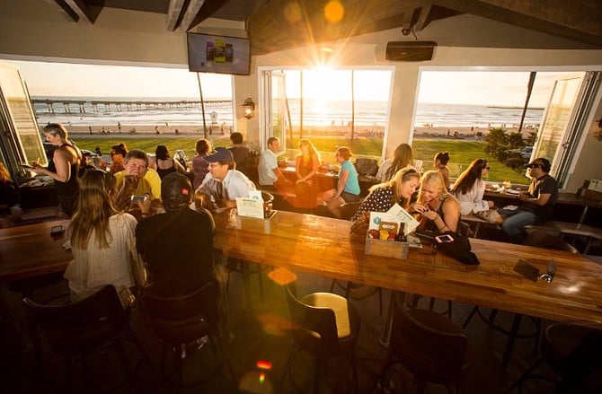 Sunset at Wonderland Ocean Pub