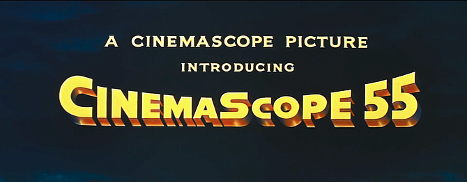 CinemaScope 55 logo from 20th Century Fox’s Carousel