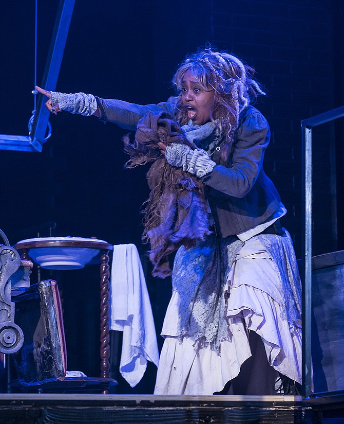As the Beggar Woman in Sweeney Todd (Ensemble Theatre Company of Santa Barbara)