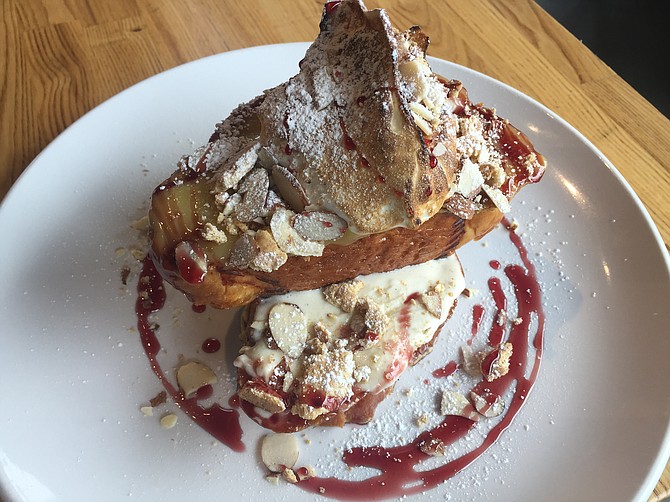 “Oh, yeah, I’m getting this,” she said. The lemon meringue French toast was an easy choice.