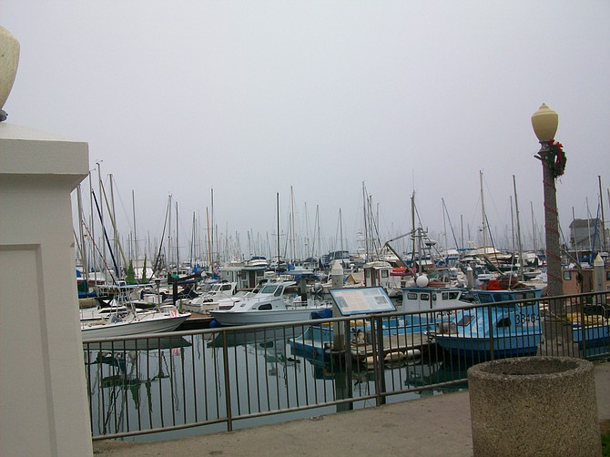 Boats galore at Santa Barbara Harbor.