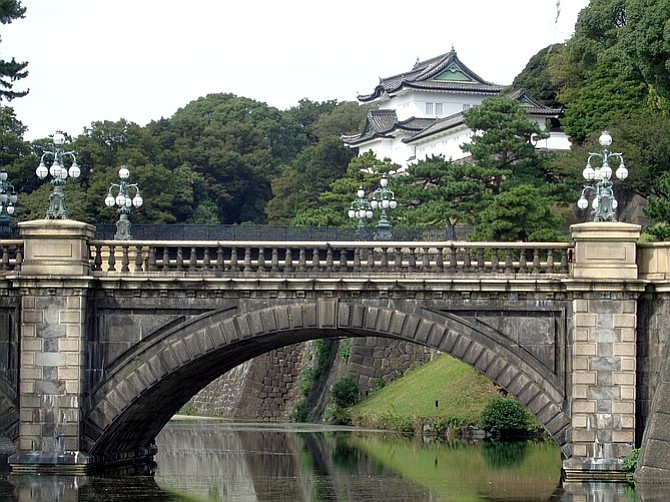 Nijubashi Bridge and Edo Palace.