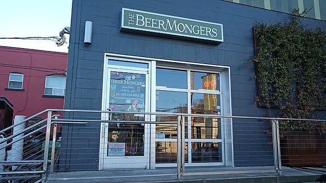 The Beer Mongers is happy to sell San Diego craft beer to its Portland clientele — provided it's fresh.