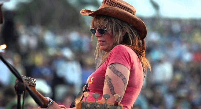 “The patron saint of busted love and broken dreams,” Lucinda Williams, sets up at Belly Up on Sunday and Monday nights!