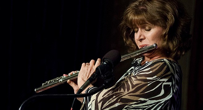 Flutist Lori Bell’s Brooklyn Dreaming album has been recognized by Downbeat magazine and Huffington Post as one of the best of 2016.  - Image by Bob Barry