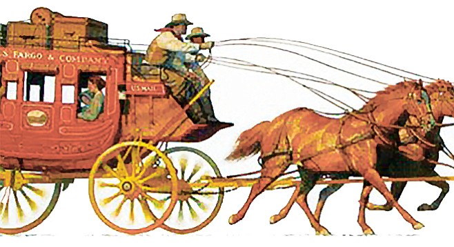 “Wells Fargo was founded on trust. Its logo has long been a strongly sprung six-horse stagecoach.” 