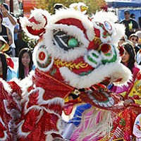 The Lunar New Year Festival offers lion dances, concerts, and the Miss Asia Beauty Pageant at Qualcomm