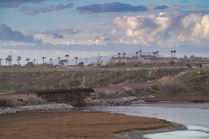 Batiquitos Lagoon Ecological Reserve, off Gabbiano Lane in Carlsbad. In his third edition, Jerry Schad declared that it remained to be seen if the restoration could be sustained.