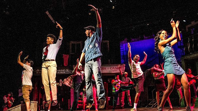 In The Heights, at the San Diego Rep, choreographed by Javier Velasco