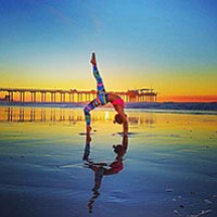 The San Diego Yoga Festival features over 100 classes, nonstop, offered for four days throughout Ocean Beach