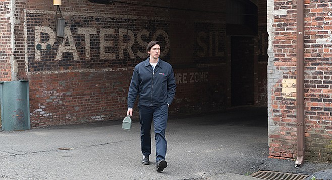 Poetry in motion. Adam Driver as Paterson in Paterson. 