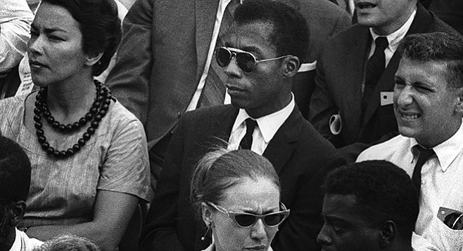 I Am Not Your Negro: The guy on the right hopes that if he squints hard enough, the film will become a little clearer.