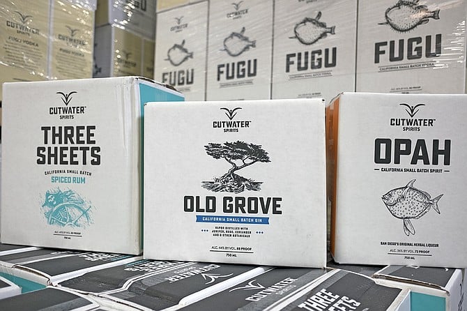 Formerly sold under the Ballast Point brand, these liquors now carry the Cutwater name.