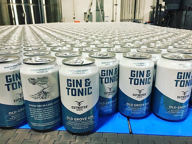 Premixed cocktails in cans were also part of the Ballast Point brand. Photo from Cutwater's Facebook page.