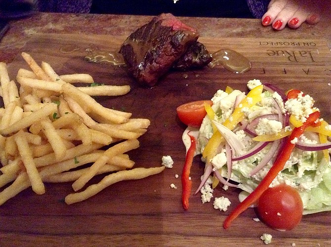 Carla's steak and frites