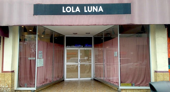 Some speculate that a brewery will next occupy the former Lola Luna store.