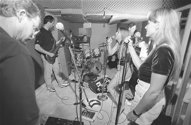 We built a music studio in our garage, insulated it with soundboard, and padded it with those foam mattresses they use in hospitals.