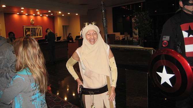 Rey from Star Wars: The Force Awakens at San Diego Comic Fest